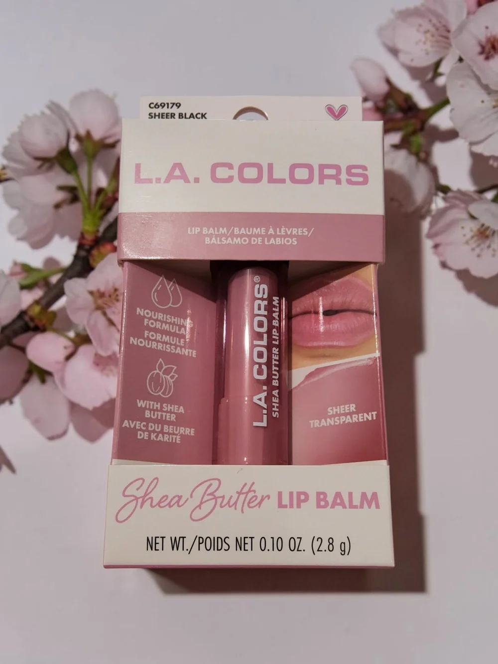 L.A. COLORS Shea Butter Lip Balm - Sheer Pink